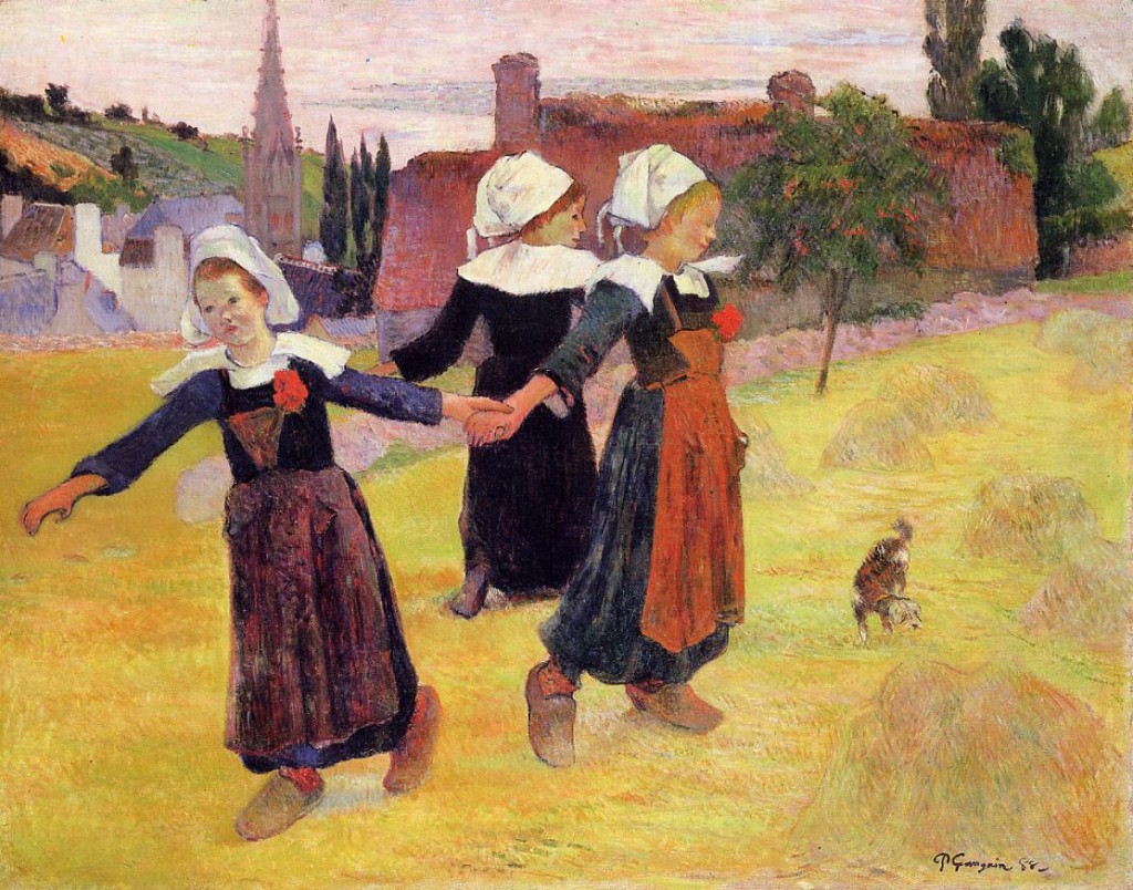 "Breton Girls Dancing", 1888