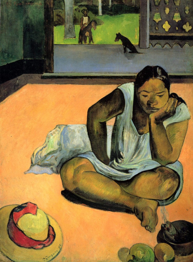 "Te Faaturuma" (Brooding Woman", 1891