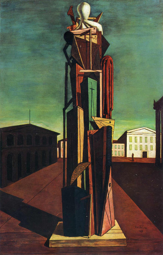 "Il grande metafisico", 1917, olio su tela, Museum of Modern Art, New York. 