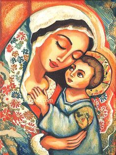 The Blessed Mother - Art Print.