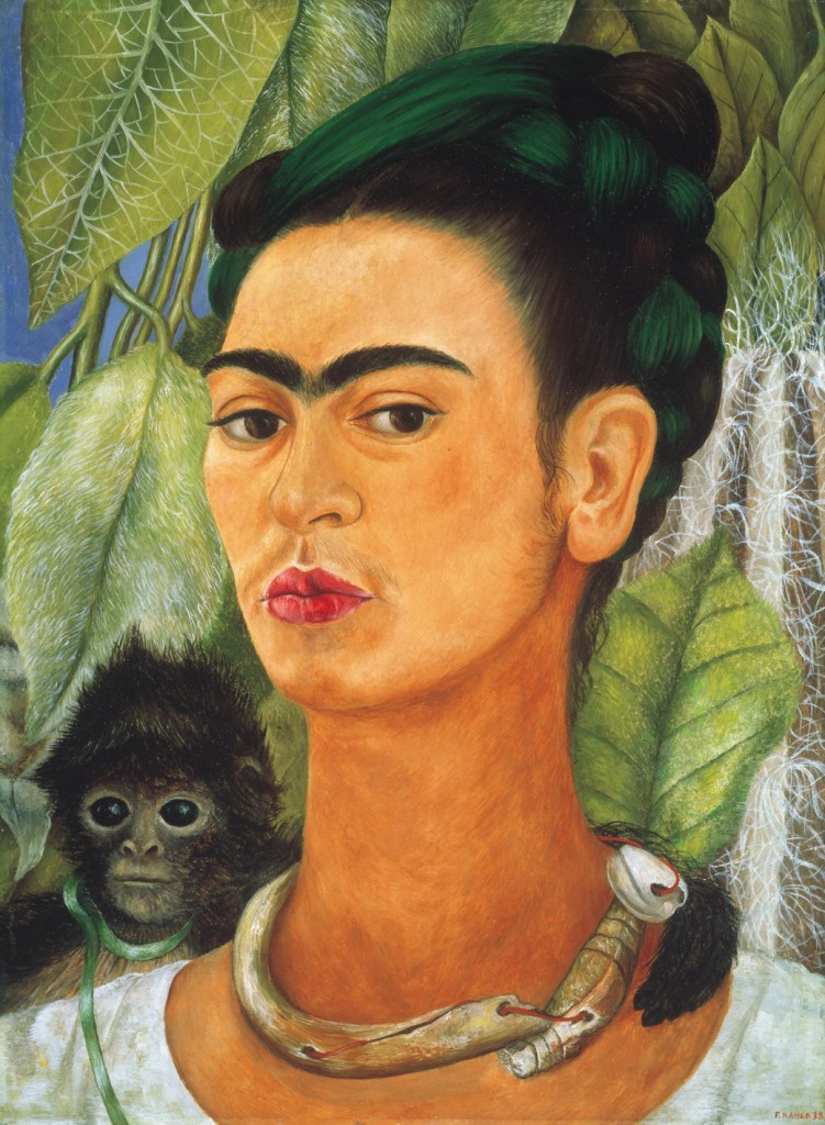 "Autoritratto con scimmia", 1938.